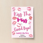 HEN PARTY GAME - Kiss The Miss Goodbye PERSONALISED Do Gift Keep