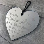 Thank You Gift For Flower Girl Heart Wedding Gift Personalised