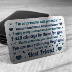 Valentines Gift For Boyfriend Wallet Card Insert Anniversary