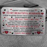Valentines Day Gift For Husband Wallet Card Insert Husband Gifts
