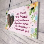 Personalised Friendship Gift For Best Friend Photo Plaque