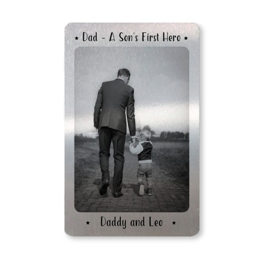 Special Dad Gift From Son Wallet Insert Personalised Birthday