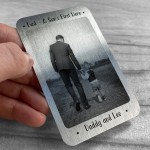 Special Dad Gift From Son Wallet Insert Personalised Birthday