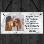 Personalised Plaque With Photo Of Best Friends Friendship Gift