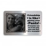 Personalised Friendship Gift Wallet Insert Gift For Best Friend