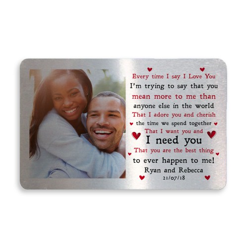 Personalised Valentines Day Anniversary Wedding Gift