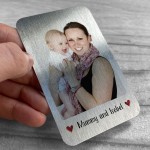 Mummy Gift From Daughter Son Personalised Wallet Card Insert