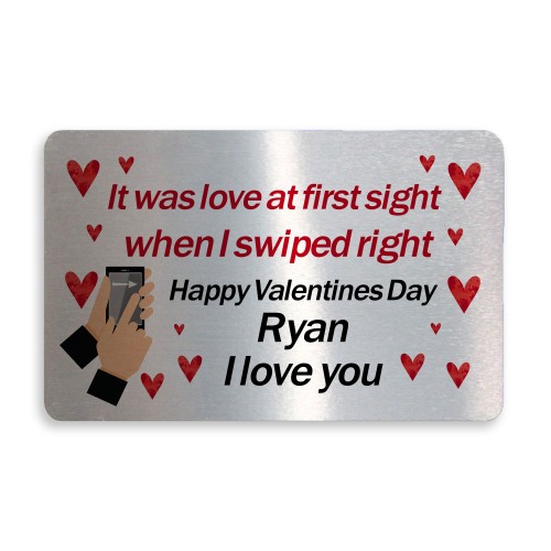 Funny Valentines Day Gift For Boyfriend Girlfriend Wallet Insert