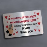 Funny Valentines Day Gift For Boyfriend Girlfriend Wallet Insert