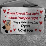 Funny Valentines Day Gift For Boyfriend Girlfriend Wallet Insert