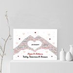 Personalised Valentines Day Print Gift For Boyfriend Girlfriend 