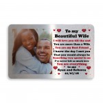 Novelty Gift Wife Birthday Valentines Anniversary Gift Insert