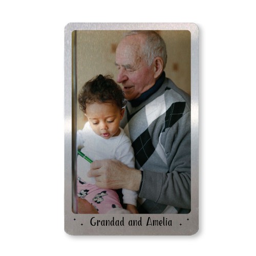 Gift For Grandad From Grandchidlren Personalised Wallet Insert