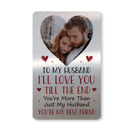 Anniversary Valentines Birthday Gift Husband Personalised Insert