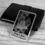 New Dad Gift Personalised Wallet Insert Fathers Day Gift