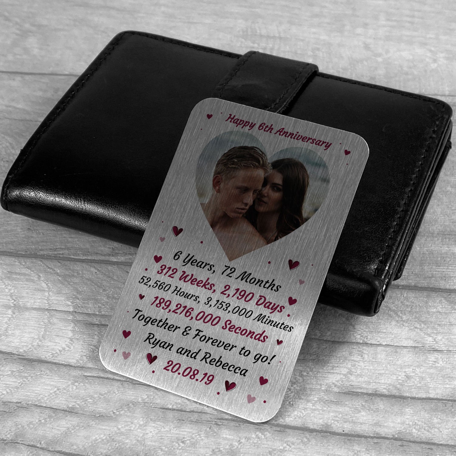 Amazon.com: Wedding Anniversary Gifts For Husband Leather Personalised  Portrait From Photo 3rd Wedding Anniversary Greetings For Wife Presents For  Her : Handmade Products