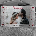 Personalised Love Gift Wallet Insert Valentines Anniversary Gift