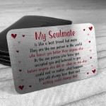 Valentines Keepsake Gift Metal Wallet Card Gift For Him Her