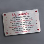 Valentines Keepsake Gift Metal Wallet Card Gift For Him Her