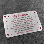 Valentines Keepsake Gift Metal Wallet Card Gift For Him Her