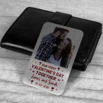 First Valentines Day Gift Boyfriend Girlfriend Metal Wallet Card