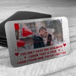 Valentines Gift For Him Her Metal Wallet Card Anniversary Gifts