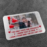 Valentines Gift For Him Her Metal Wallet Card Anniversary Gifts