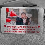 Valentines Gift For Him Her Metal Wallet Card Anniversary Gifts