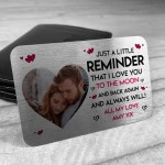 Novelty Valentines Personalised Gift Metal Wallet Card Gift