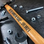 Funny Rude Gift Idea For Boyfriend Husband Engraved Hammer