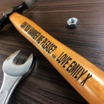 Funny Rude Gift Idea For Boyfriend Husband Engraved Hammer