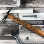 Funny Rude Gift Idea For Boyfriend Husband Engraved Hammer