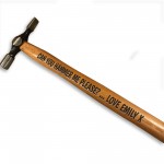 Funny Rude Gift Idea For Boyfriend Husband Engraved Hammer