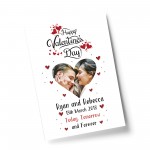 Personalised Happy Valentines Day Gift For Boyfriend Girlfriend