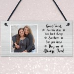 Personalised Gift For Best Friend Friendship Photo Plaque Custom