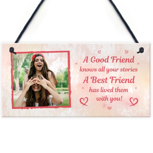 Personalised FRIENDSHIP Gift Best Friend Plaque Birthday Gift