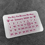 Personalised Gift For Mum Calender Wallet Insert Mothers Day