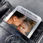 Mothers Day Gift For Mum PERSONALISED Metal Photo Card For Purse