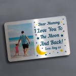 Personalised Metal Wallet Card Insert Gift For Mummy Nanny Nan