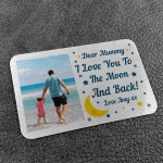 Personalised Metal Wallet Card Insert Gift For Mummy Nanny Nan