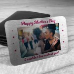 Novelty Mothers Day Gifts Personalised Metal Photo Card Gift