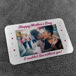 Novelty Mothers Day Gifts Personalised Metal Photo Card Gift