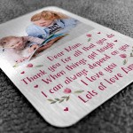 Personalised Photo Gift For Mum Novelty Mothers Day Gift Metal