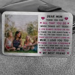 Personalised Photo Gift For Mothers Day Novelty Mum Gift