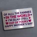 Funny Mothers Day Rude Gifts Metal Card Gift For Mum Gifts