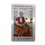 Personalised Mothers Day Gifts For Gran Metal Wallet Insert