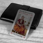 Personalised Mothers Day Gifts For Gran Metal Wallet Insert