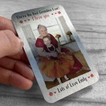 Personalised Mothers Day Gifts For Grandma Wallet Insert Gift