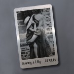 Personalised Mother And Daughter Metal Photo Card Keepsake Gift 