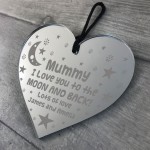 Mothers Day Gift For Mummy Hanging Heart Gift From Daughter Son